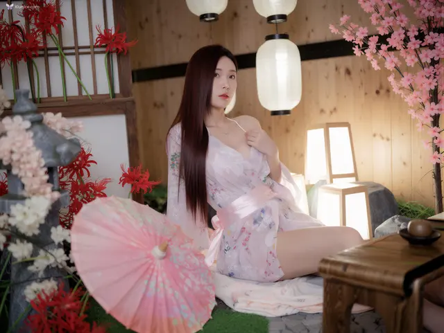 AI Refined Bimilstory Hayun 하윤 – Vol.16 Cherry Blossom Date (61 photos)
