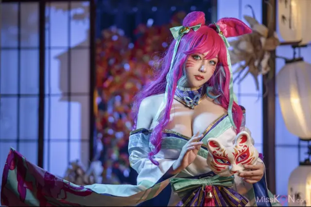 Coser@KANEKO_咔喵: 英雄联盟 灵魂莲华 阿狸 (17 photos + 1 video)