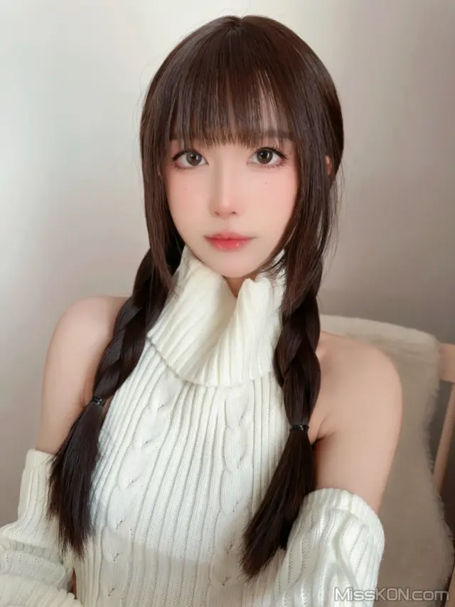 Coser@布丁大法 (Pudding Dafa): 冬日毛衣 (116 photos + 4 videos)