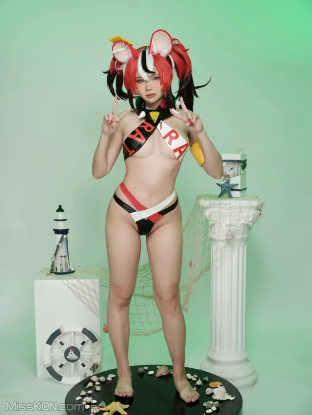 Coser@ZinieQ: Hololive-Hakos Baelz (39 photos + 2 videos)