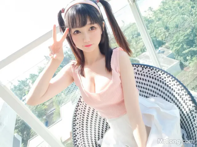 Coser@NAGISA魔物喵: 海岛旅行自拍 (160 photos)