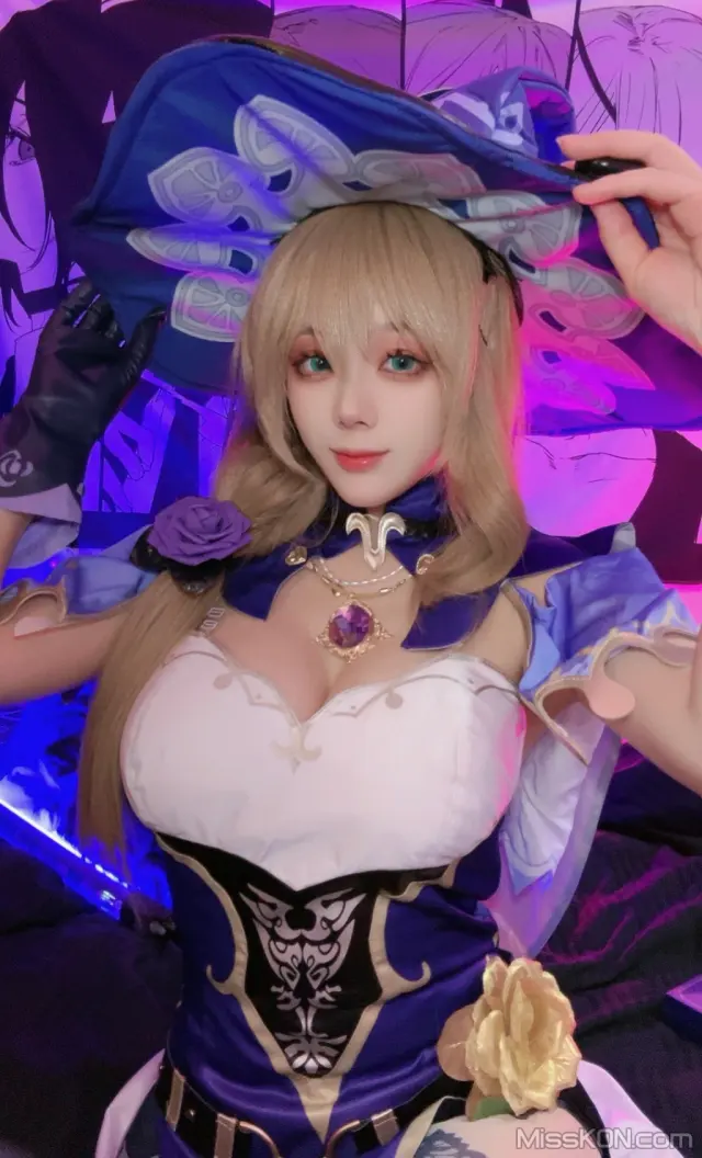 Coser@九言: 原神 丽莎 (31 photos + 24 videos)