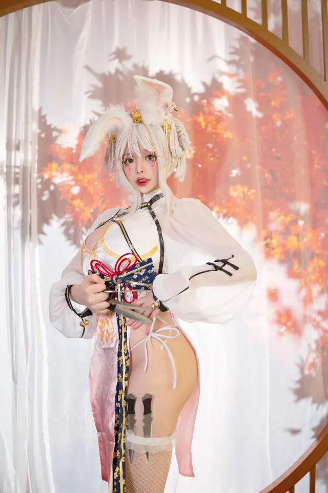 Coser@NinJA阿寨寨 No.005 肉肉大白兔 (55 photos)