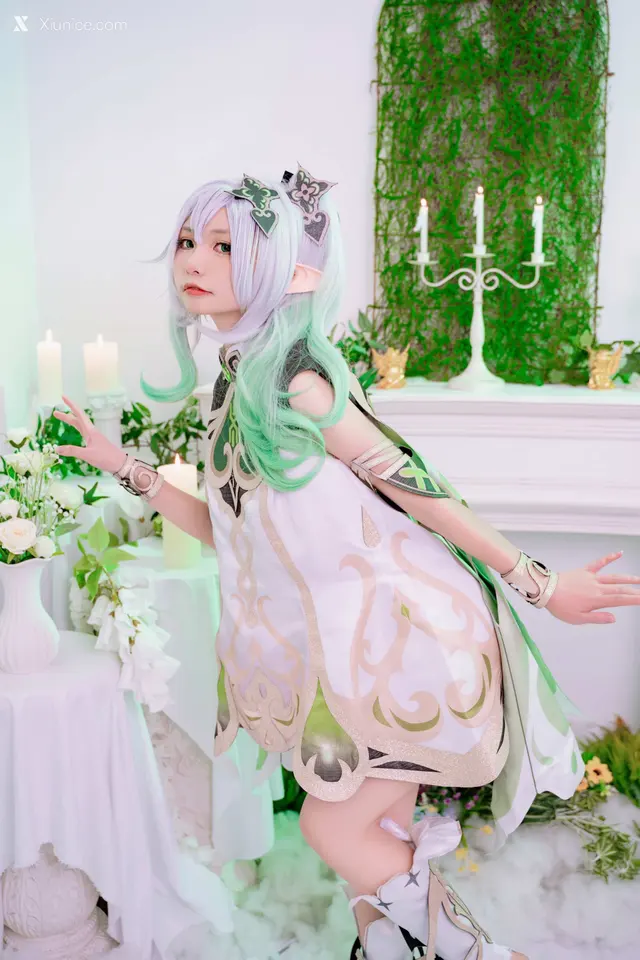 Coser@爆机少女喵小吉 (Nekokoyoshi): Genshin Impact Nahida (85 photos)