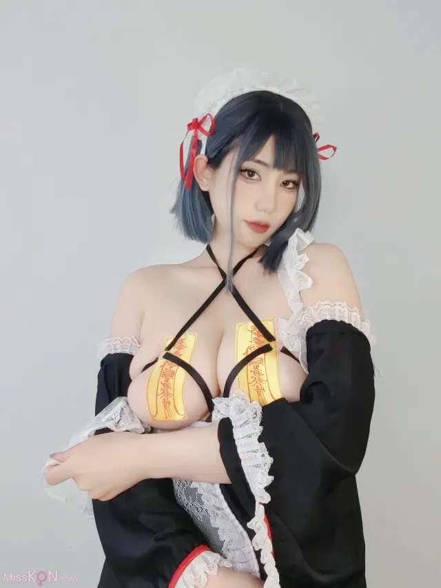 Coser@星澜是澜澜叫澜妹呀: 汤屋女仆自拍 (28 photos + 5 videos)