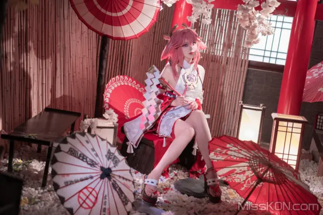 Coser@Natsuko夏夏子: 最新作品 八重神子 (91 photos)