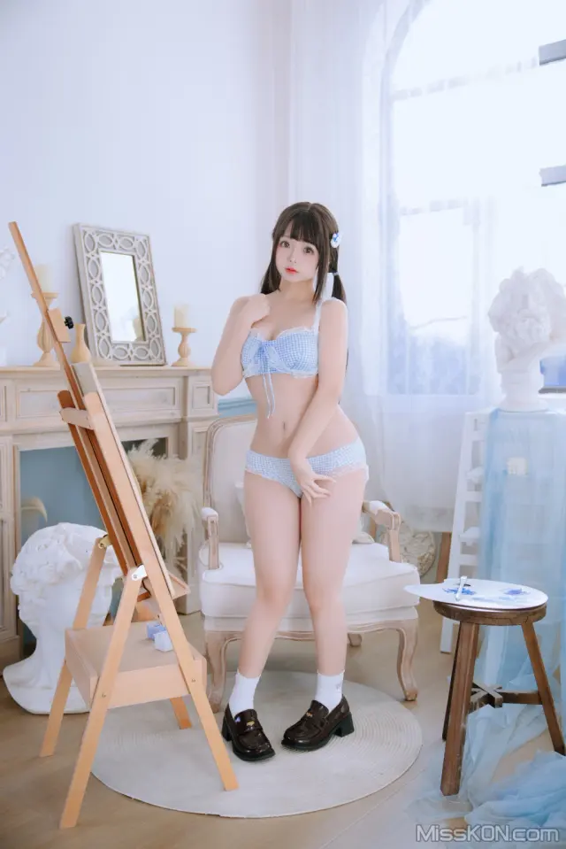 Coser@日奈娇: 美术生 (129 photos + 5 videos)