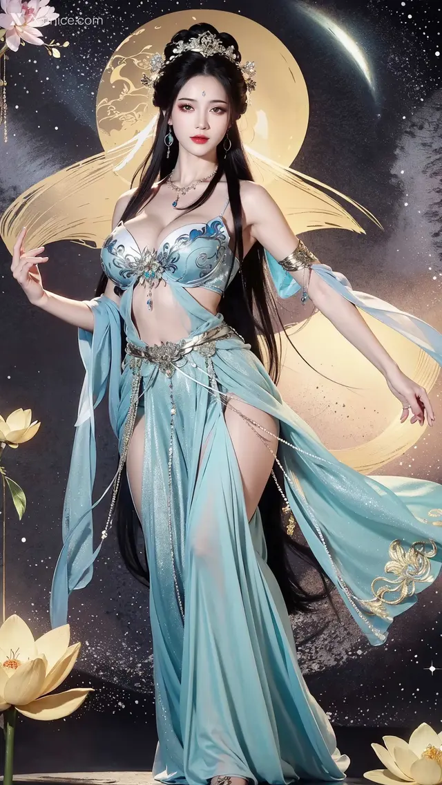 [AI Generated] 仙女系列-707【墨迹】 (101 photos)