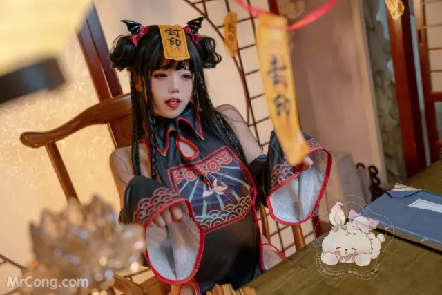 Coser@黏黏团子兔: 僵尸蹲蹲 (50 photos + 1 video)