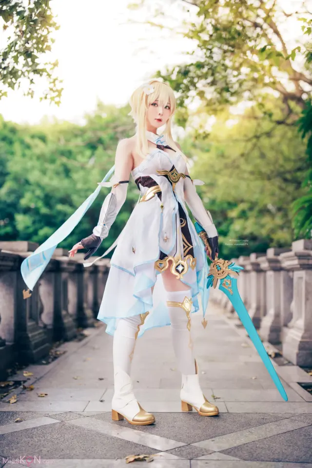 Coser@霜月shimo: Lumine Genshin (18 photos)