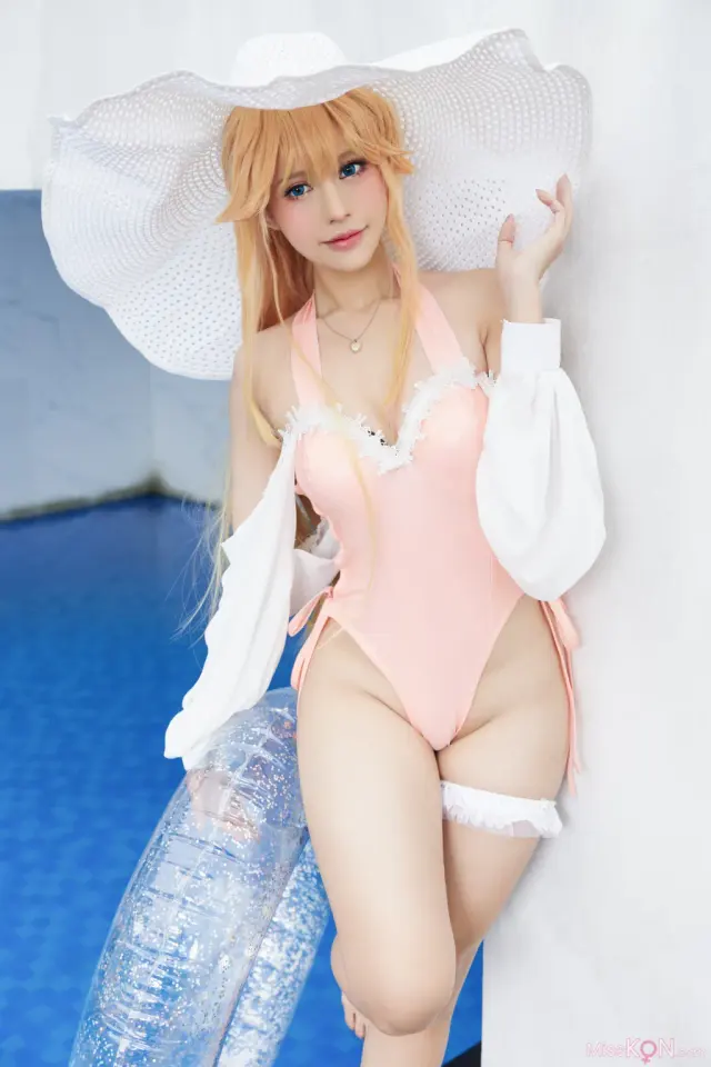 Coser@PingPing: Richelieu Swimsuit (16 photos)