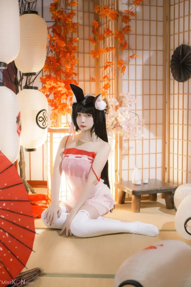 Coser@二佐Nisa: 长门睡衣 (18 photos)
