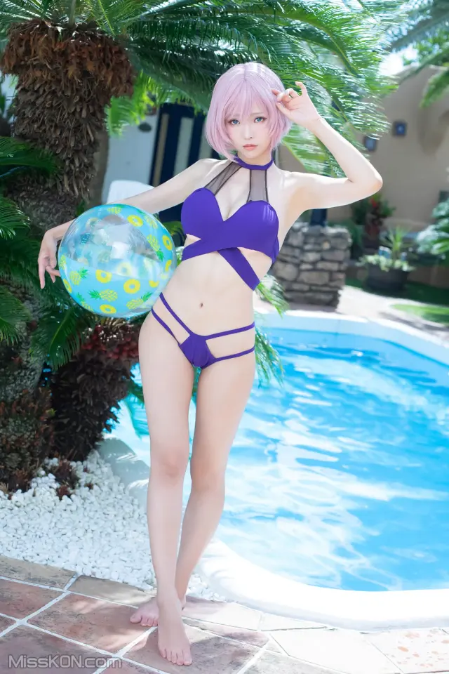 Coser@Ely_eee (ElyEE子): Mujina Swimsuit (36 photos)