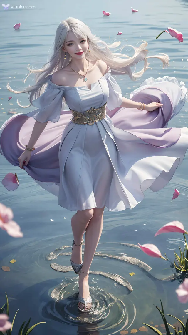 AI Girl 玉兔画画M (38 photos)