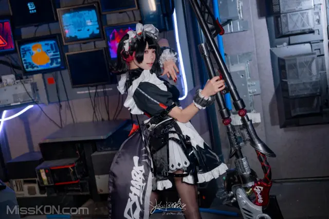Coser@黏黏团子兔:『慵懒逐浪-艾莲·乔』 Summer Time (79 photos + 1 video)