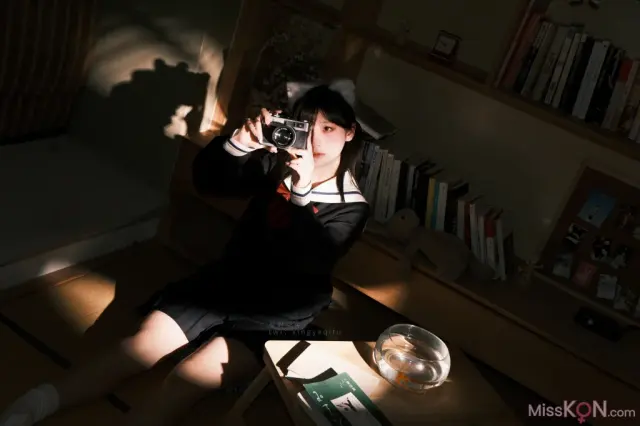 Coser@星野柒兔: 放课后的吔鱼少女 (59 photos + 1 videos)