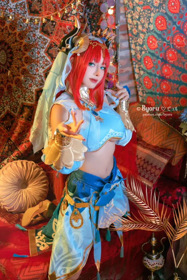 Coser@Byoru: Genshin Impact Nilou (61 photos + 11 videos)