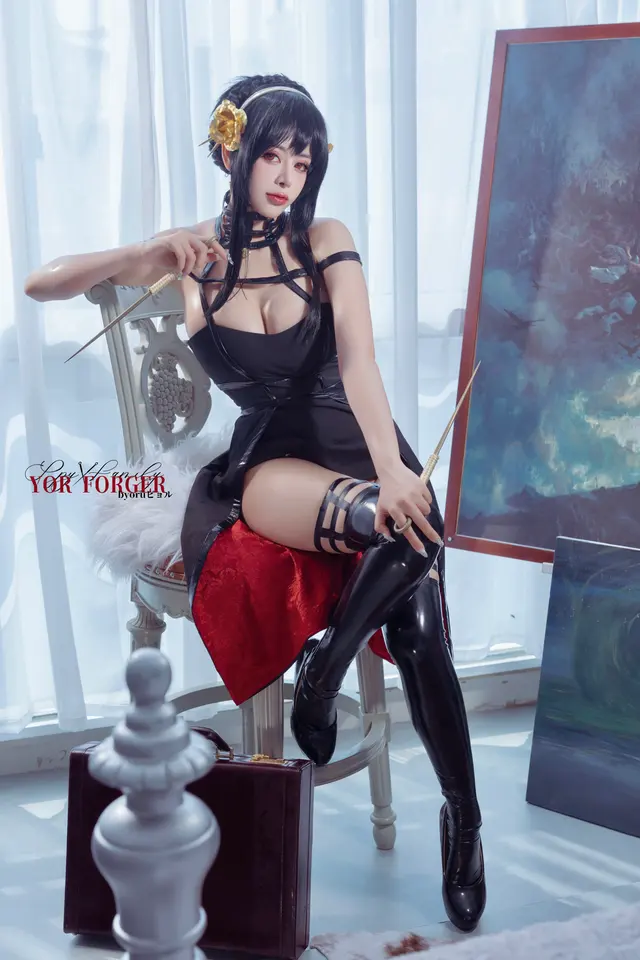 Coser@Byoru: Yor Thorn Princess (48 photos + 8 videos)