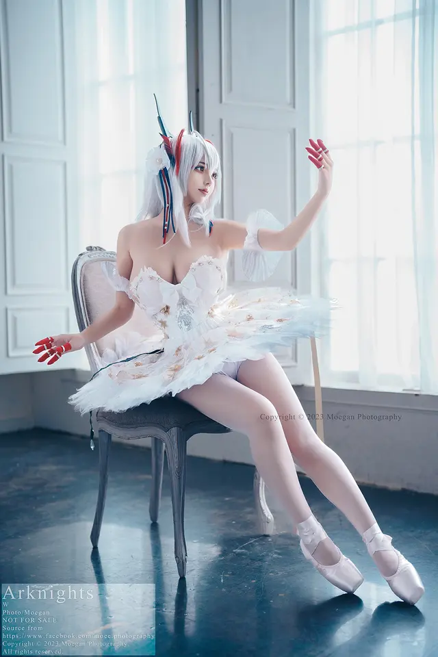 沖田凜花Rinka – W, ballerina ver. (Arknights) [8P-2.05MB] (8 photos)
