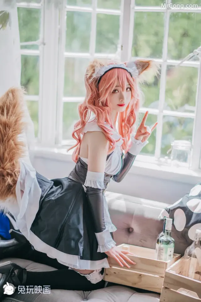 Cosplay@兔玩映画 Vol.047: 女仆玉藻前 (40 photos)