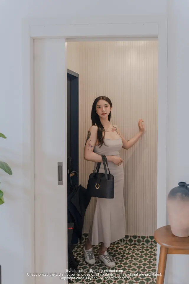 [Lilynah] LW082 Mina (민아): Vol.03 – Marriged Woman Next Door (49 photos) Sexy Girls