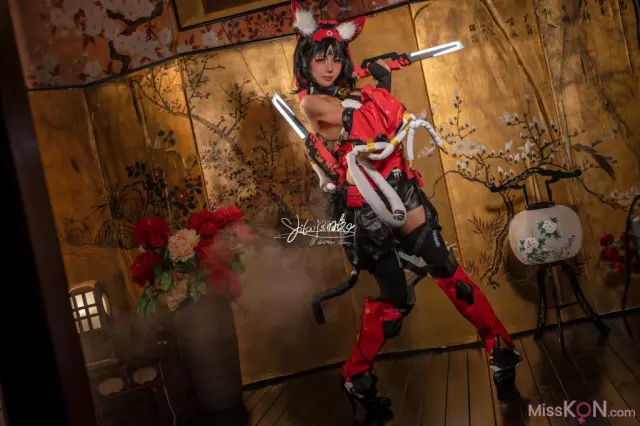 Coser@黏黏团子兔: 10月作品 绝区零 猫宫又奈 (75 photos + 1 video)