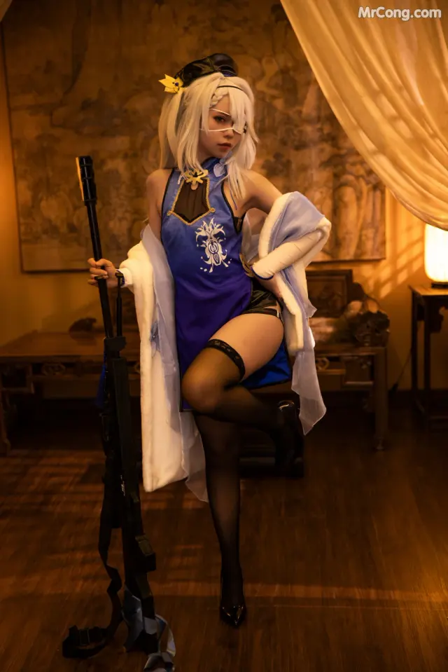 Coser@G44不会受伤 Vol.077: 少女前线 HS-50 (40 photos)
