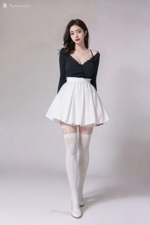 AI Girl – kaiysx作品 – White stockings (196 photos)
