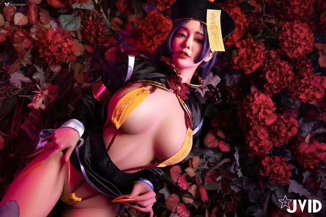 JVID 甜心幫 ღ 安希 – 菰蒲風動縱斜影殭屍奶光安希膣得液滿 (66 photos)