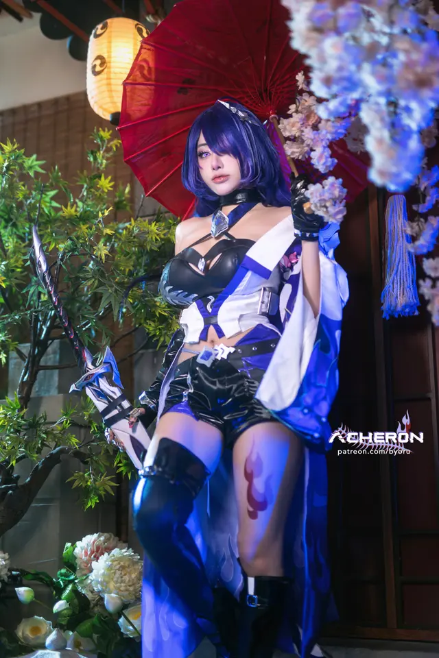 Coser@Byoru: Acheron 黄泉（星铁） (57 photos + 11 videos)
