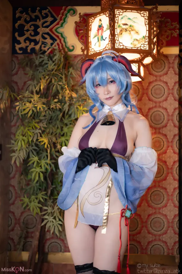 Coser@Atsuki (あつき): Shenhe & Ganyu 原神 申鶴・甘雨ROM (311 photos + 1 video)