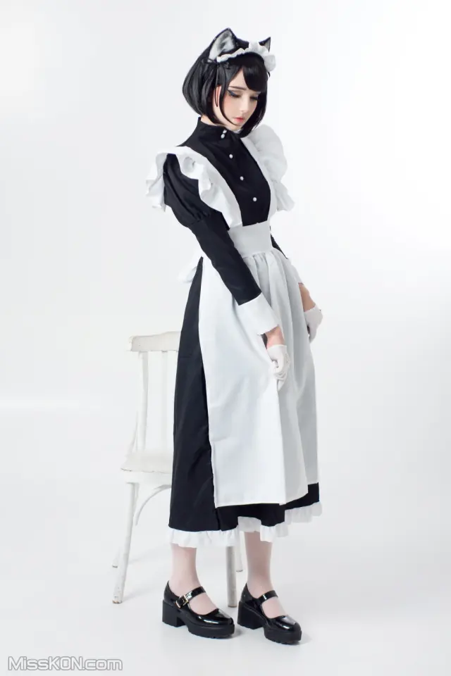 Coser@Candy_Ball: Neko Maid (75 photos + 15 videos)