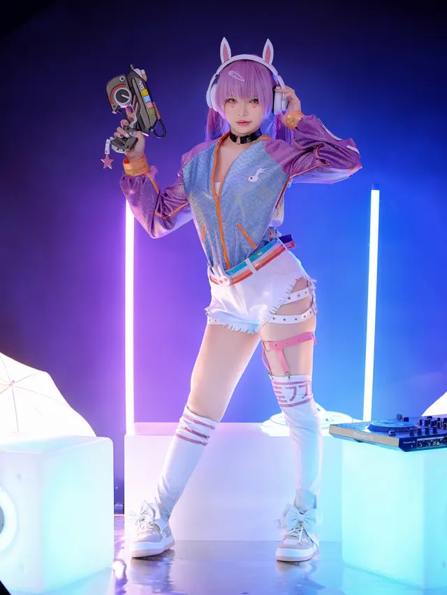 Coser@ZinieQ: Dva EDM (Overwatch 2) (43 photos + 8 videos)