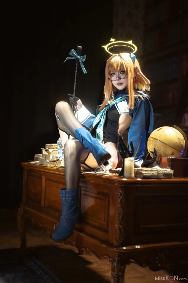 Coser@矢量鱼 – 蔚蓝档案 志美子 (24 photos)
