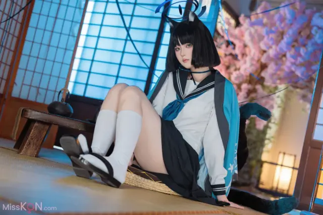 Coser@屿鱼 – 蔚蓝档案 桐生桔梗 (24 photos)