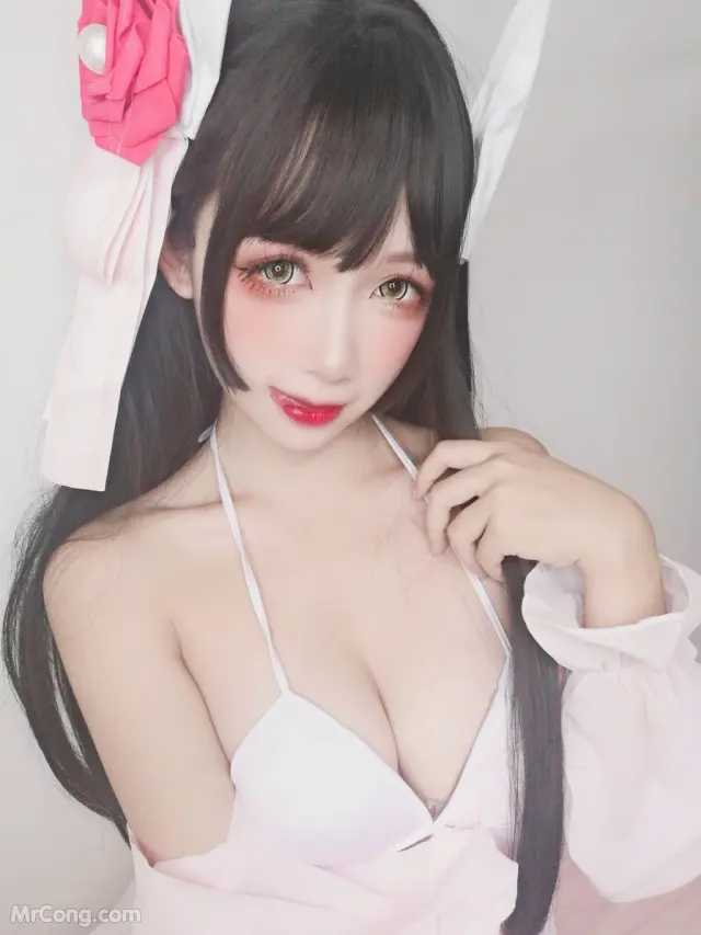 Coser@樱落酱w: 鲟睡衣 (17 photos + 2 videos)