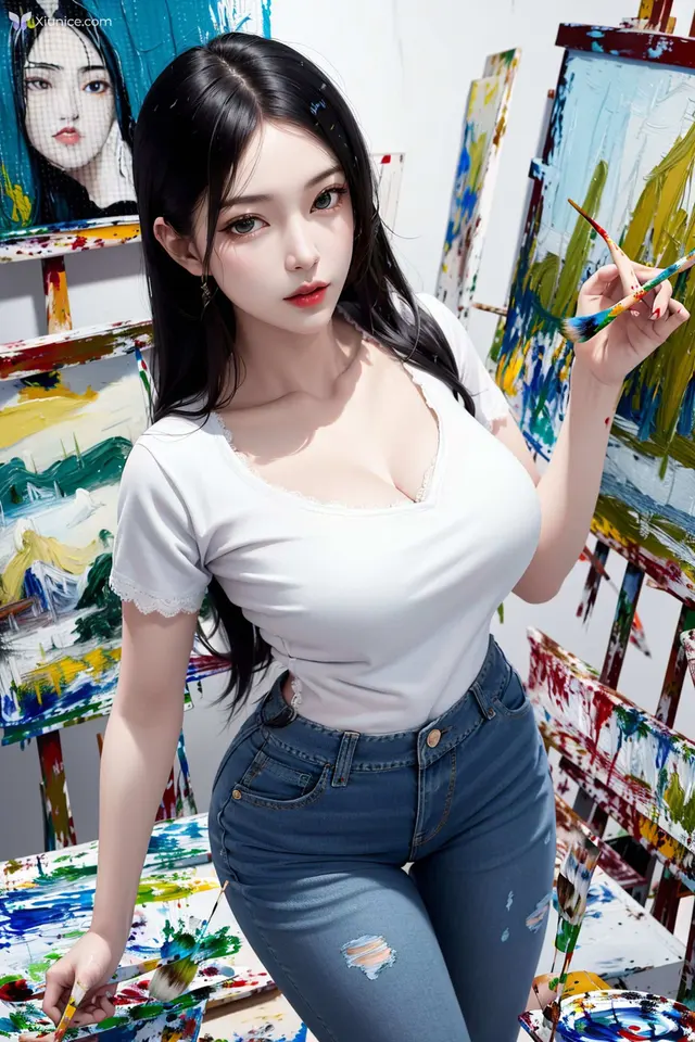[AI Generated] Beautiful: Painting Art_extra