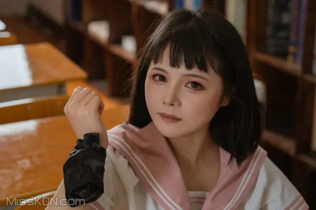 Coser@七月喵子 (qiyuemiaozi) No.42: & 奈汐酱nice – 放学后的补习 (72 photos + 1 video)