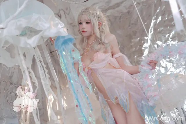 Coser@黏黏团子兔: 海的女儿 (53 photos + 2 videos)